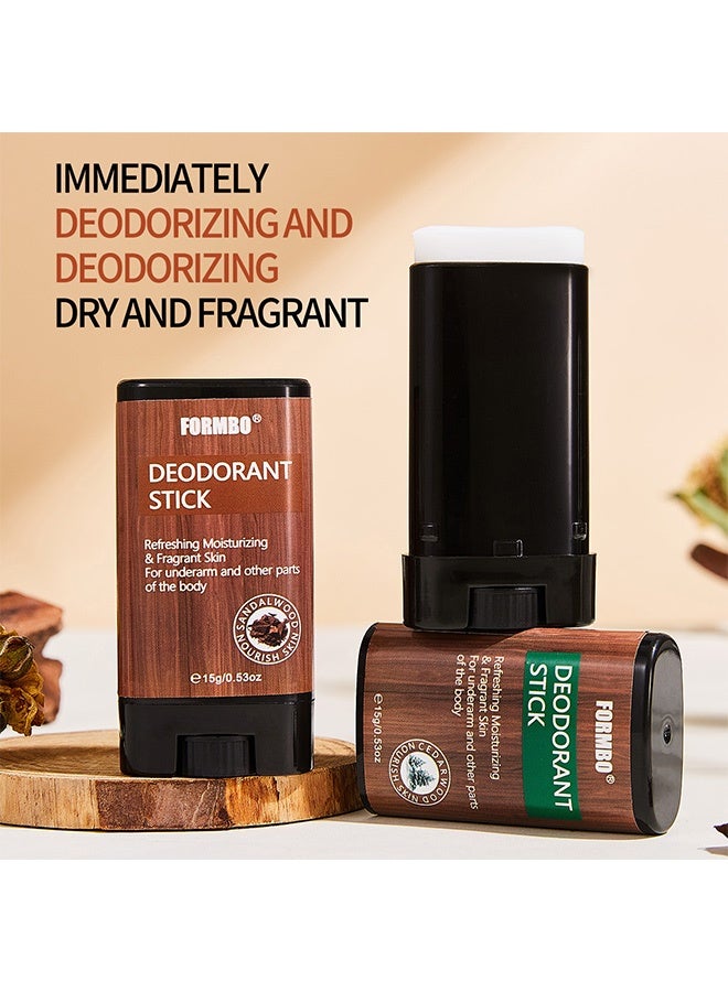 FORMBO Antiperspirant and deodorant body cream for underarms to reduce body odor. Body fragrance stick that retains scent. Body stick that stops sweating and keeps dry15g (#sagebrush) - Image 3